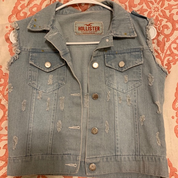 Hollister Sleeveless Jean Jacket - Picture 1 of 5